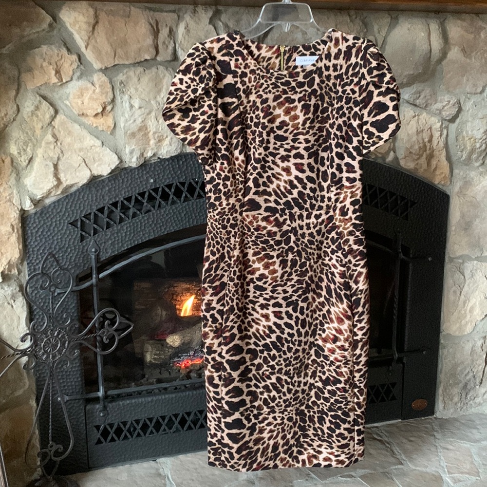 Calvin Klein animal print dress in like new condition🔥